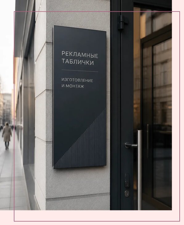 Рекламные таблички в Реже по цене от 4929 р. | Аванза-Реж