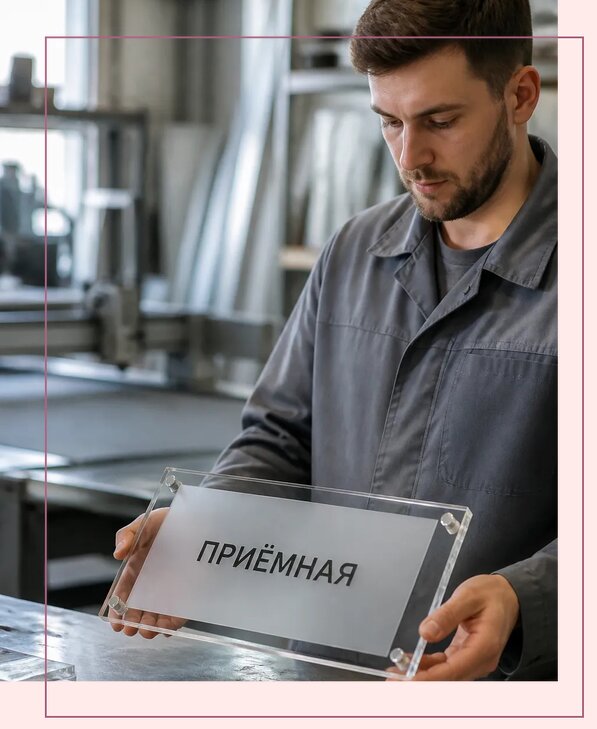 Таблички из оргстекла на заказ в Реже от 4272 р. | Аванза-Реж