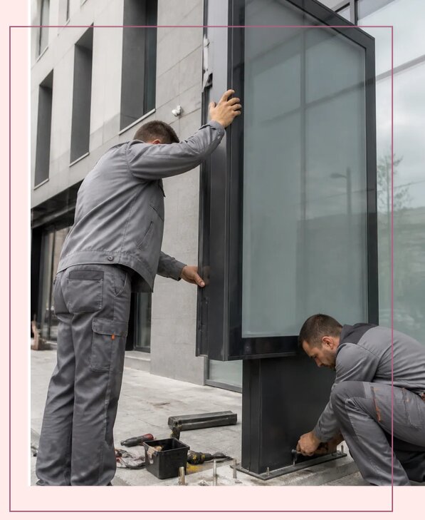 Изготовление рекламных стендов под ключ для бизнеса в Реже