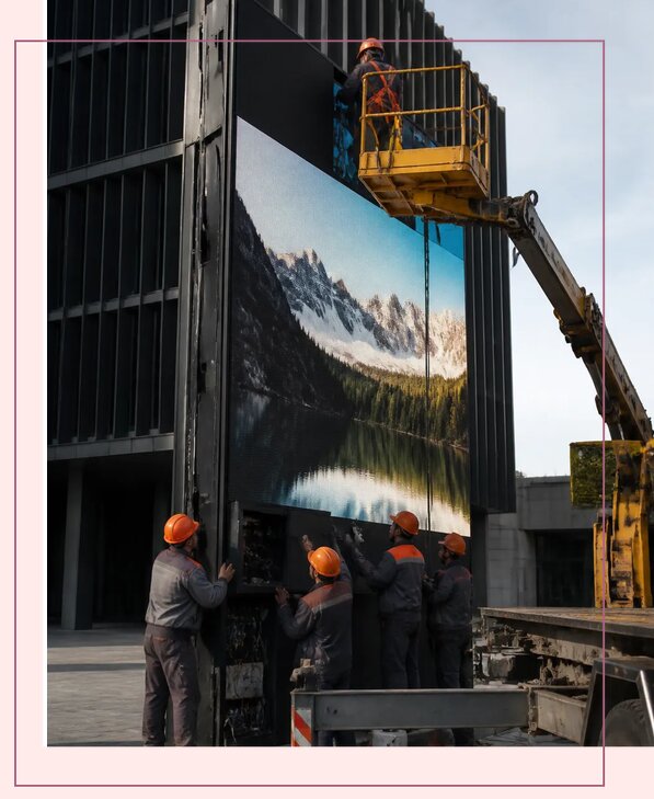 Размещение DOOH рекламы в Реже на цифровых экранах